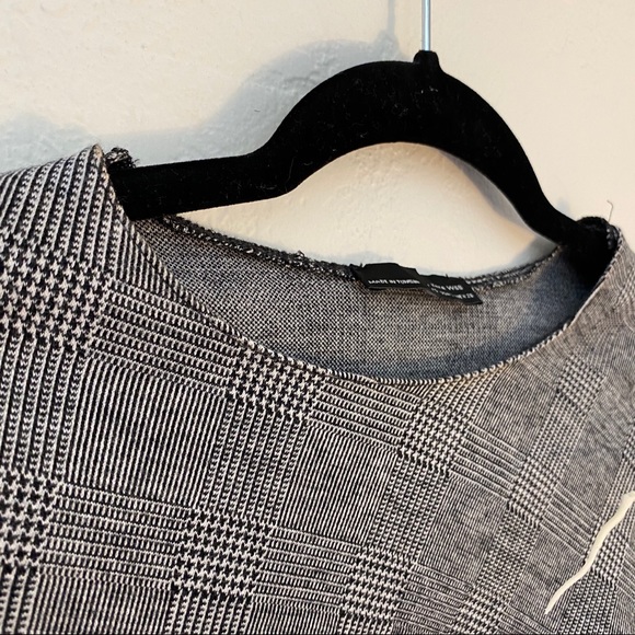ZARA Plaid Long Sleeve Top - Picture 3 of 9